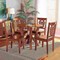 Baxton Studio Valda Modern and Contemporary Transitional Walnut Brown Finished Wood 5-Piece Dining Set 178-11383-10899-Zoro - alternate 7